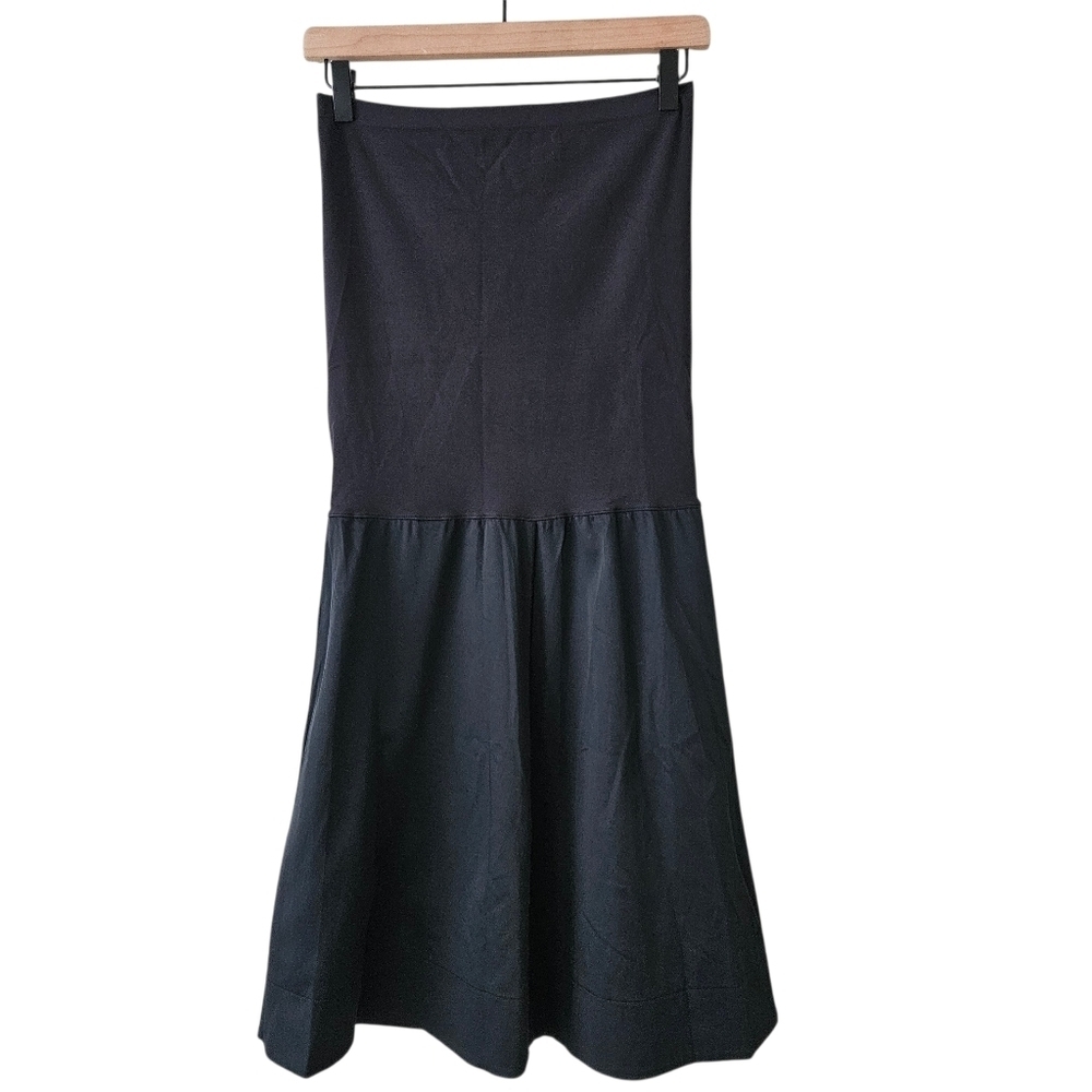 Wolford Black Knee Length Full Panel Maternity Skirt